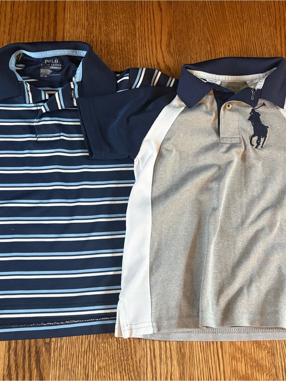 Two Polo Ralph Lauren Performance Polos